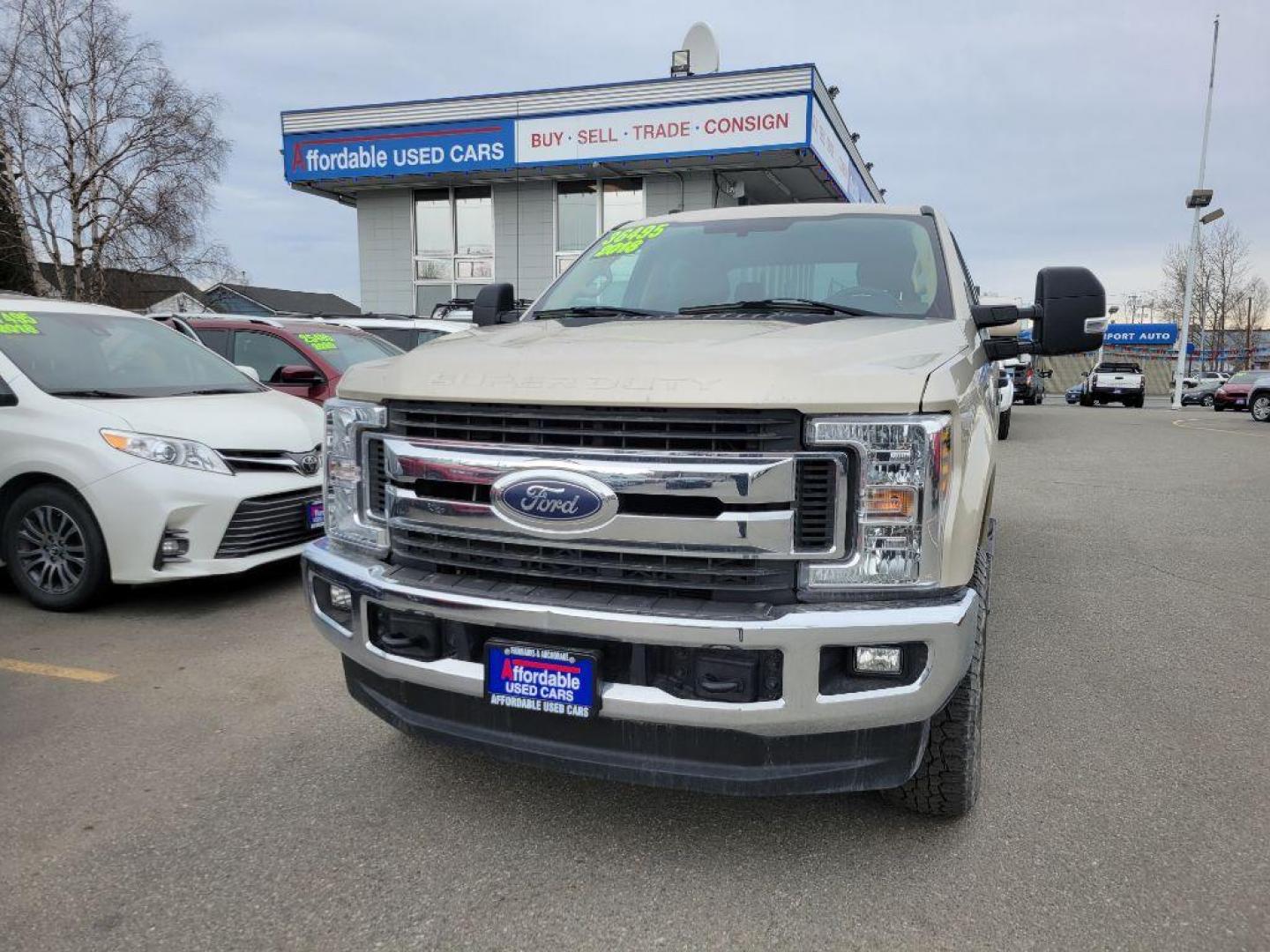 2018 TAN FORD F350 SUPER DUTY (1FT8W3B67JE) with an 6.2L engine, Automatic transmission, located at 929 East 8th Ave, Anchorage, AK, 99501, (907) 274-2277, 61.214783, -149.866074 - Photo#0