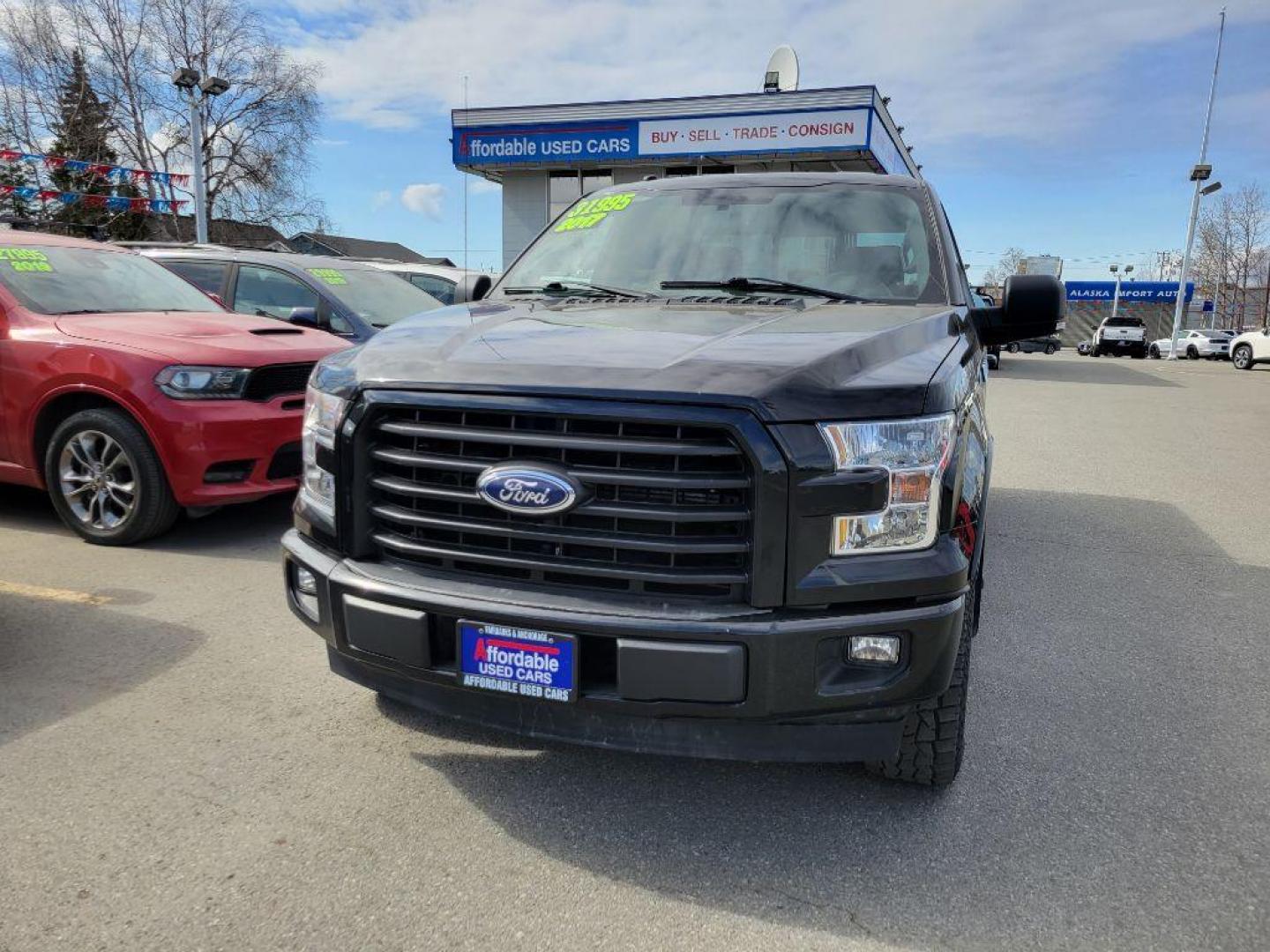 2017 BLACK FORD F150 SUPERCREW (1FTEW1EP3HF) with an 2.7L engine, Automatic transmission, located at 929 East 8th Ave, Anchorage, AK, 99501, (907) 274-2277, 61.214783, -149.866074 - Photo#0