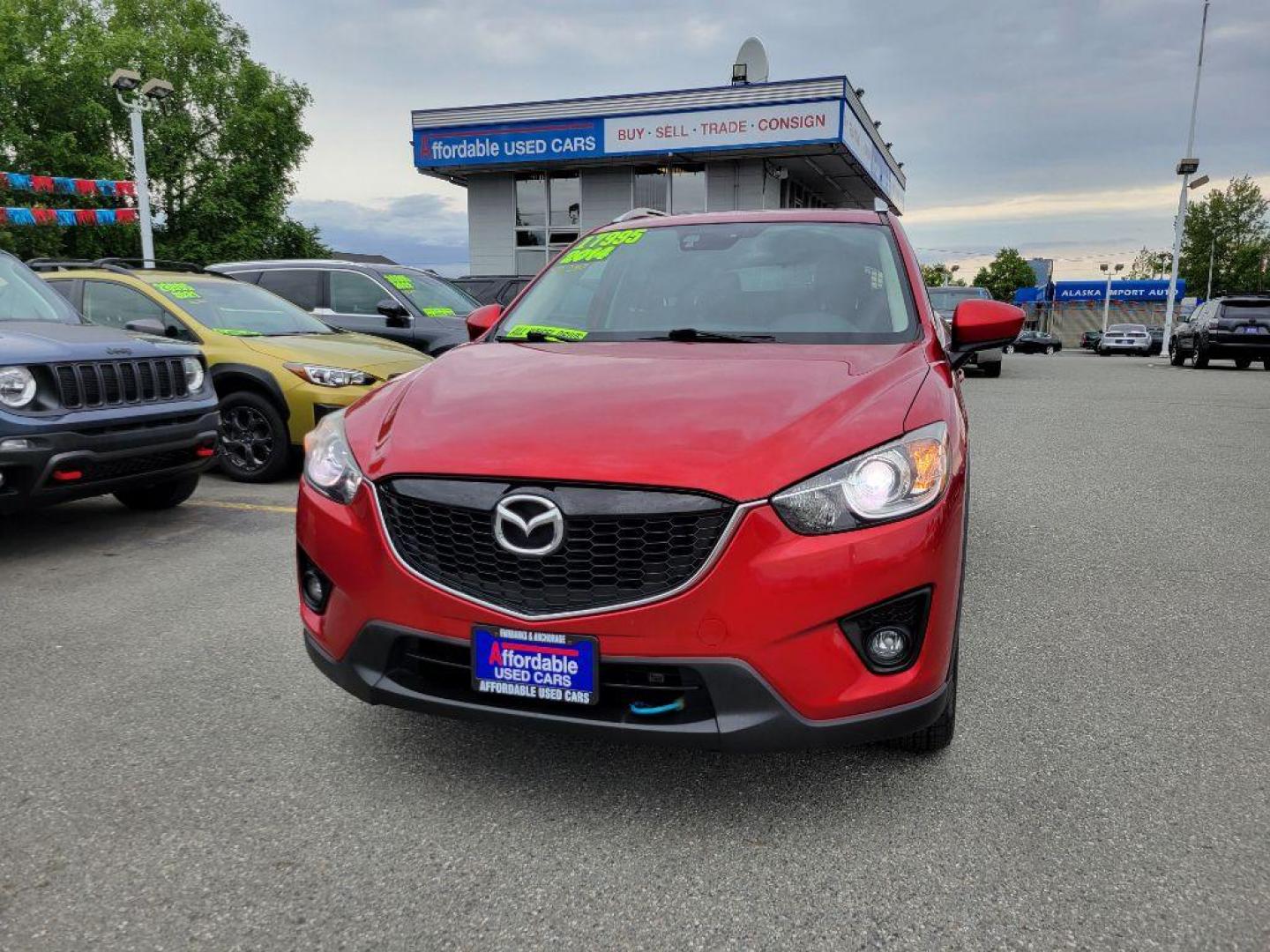 2014 RED MAZDA CX-5 GT (JM3KE4DY0E0) with an 2.5L engine, Automatic transmission, located at 929 East 8th Ave, Anchorage, AK, 99501, (907) 274-2277, 61.214783, -149.866074 - Photo#0