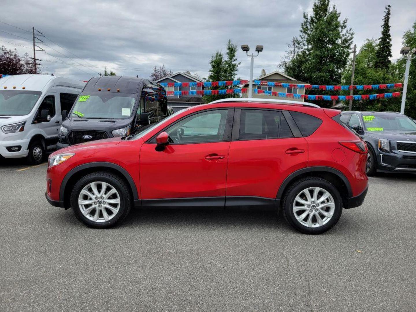 2014 RED MAZDA CX-5 GT (JM3KE4DY0E0) with an 2.5L engine, Automatic transmission, located at 929 East 8th Ave, Anchorage, AK, 99501, (907) 274-2277, 61.214783, -149.866074 - Photo#1