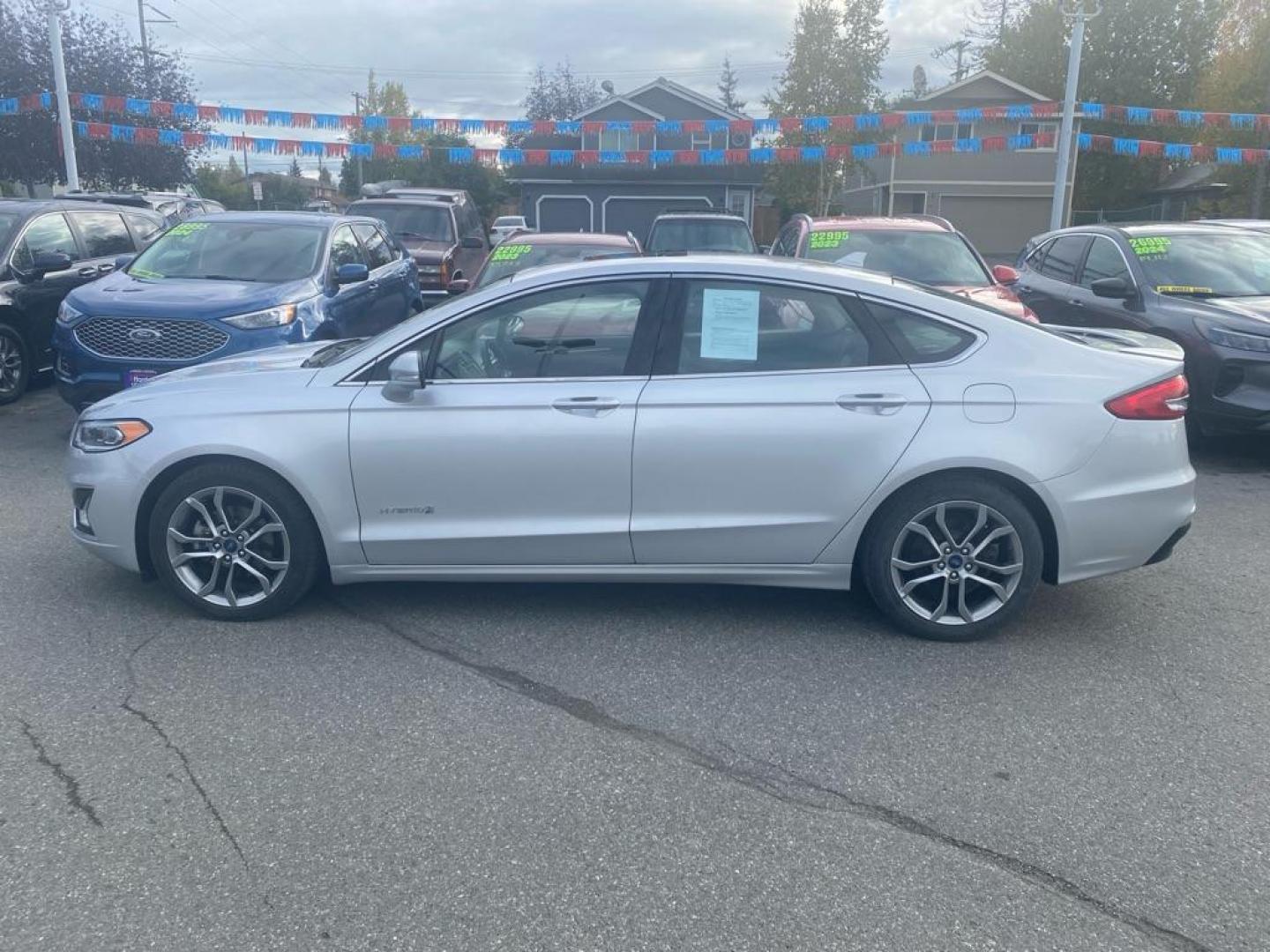 2019 SILVER FORD FUSION TITANIUM (3FA6P0RU3KR) with an 2.0L engine, Continuously Variable transmission, located at 929 East 8th Ave, Anchorage, AK, 99501, (907) 274-2277, 61.214783, -149.866074 - Photo#1