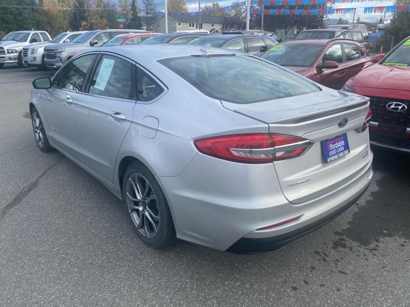 2019 SILVER FORD FUSION TITANIUM (3FA6P0RU3KR) with an 2.0L engine, Continuously Variable transmission, located at 929 East 8th Ave, Anchorage, AK, 99501, (907) 274-2277, 61.214783, -149.866074 - Photo#2