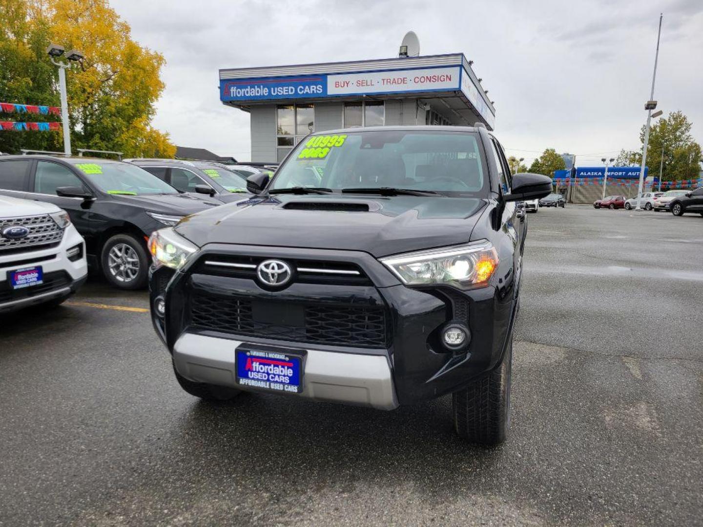 2023 BLACK TOYOTA 4RUNNER TRD OFFROAD (JTEPU5JR7P6) with an 4.0L engine, Automatic transmission, located at 929 East 8th Ave, Anchorage, AK, 99501, (907) 274-2277, 61.214783, -149.866074 - Photo#0