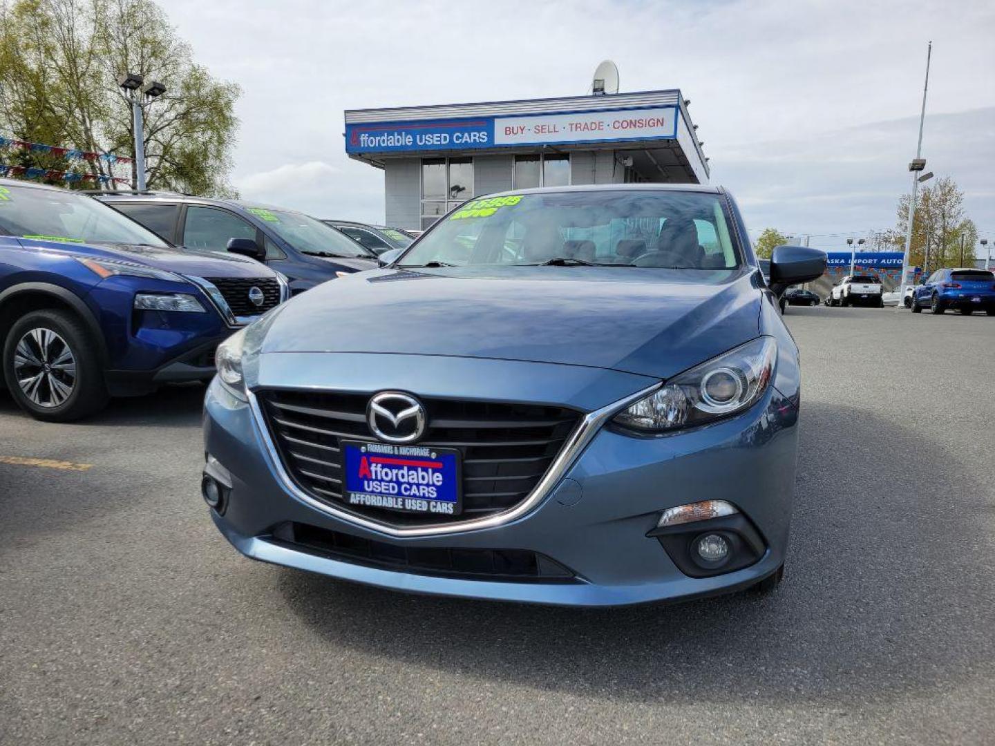 2016 BLUE MAZDA 3 GRAND TOURING (JM1BM1X77G1) with an 2.0L engine, Automatic transmission, located at 929 East 8th Ave, Anchorage, AK, 99501, (907) 274-2277, 61.214783, -149.866074 - Photo#0