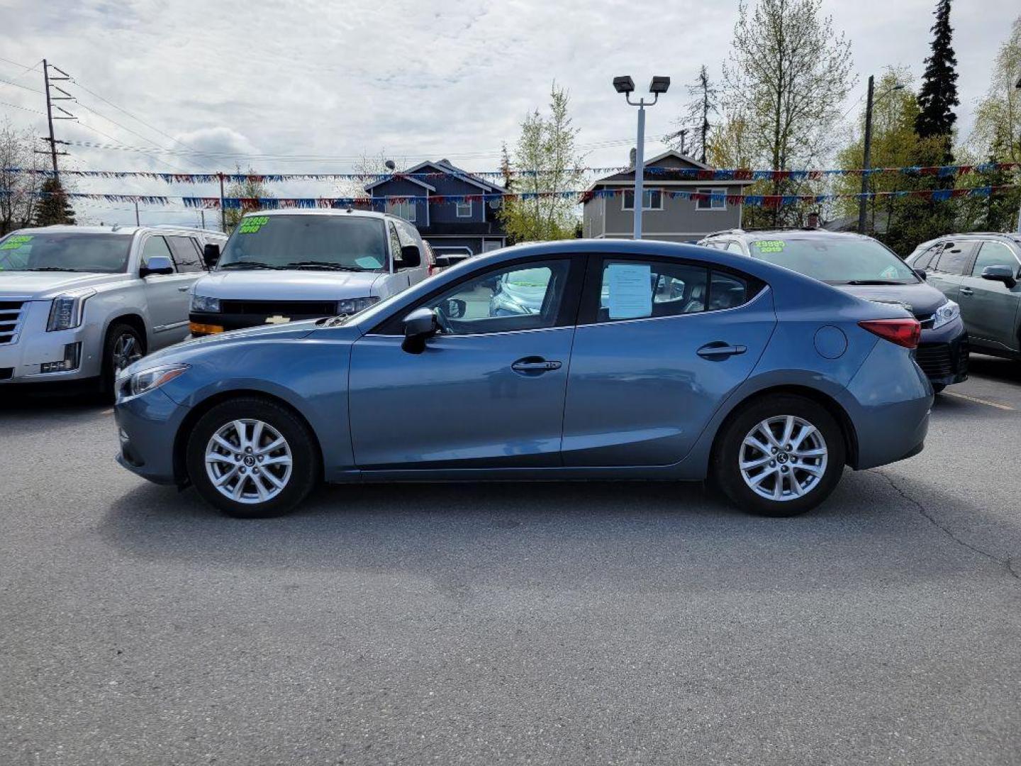 2016 BLUE MAZDA 3 GRAND TOURING (JM1BM1X77G1) with an 2.0L engine, Automatic transmission, located at 929 East 8th Ave, Anchorage, AK, 99501, (907) 274-2277, 61.214783, -149.866074 - Photo#1