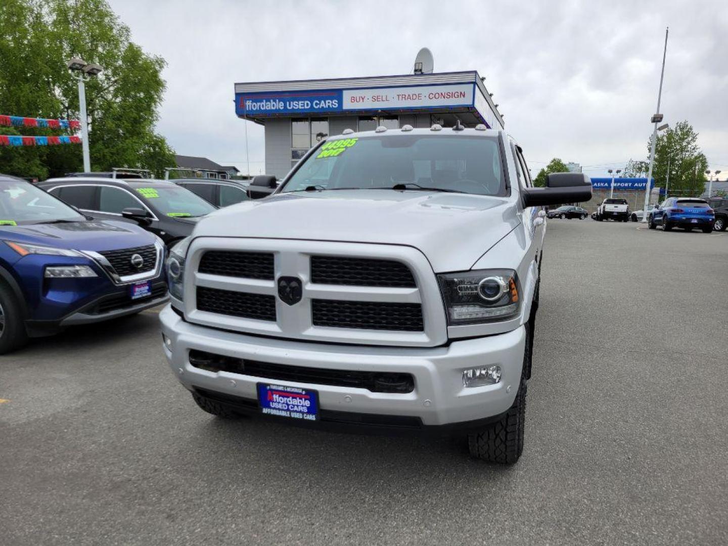 2017 SILVER RAM 2500 LARAMIE (3C6UR5NJ1HG) with an 6.4L engine, Automatic transmission, located at 929 East 8th Ave, Anchorage, AK, 99501, (907) 274-2277, 61.214783, -149.866074 - Photo#0