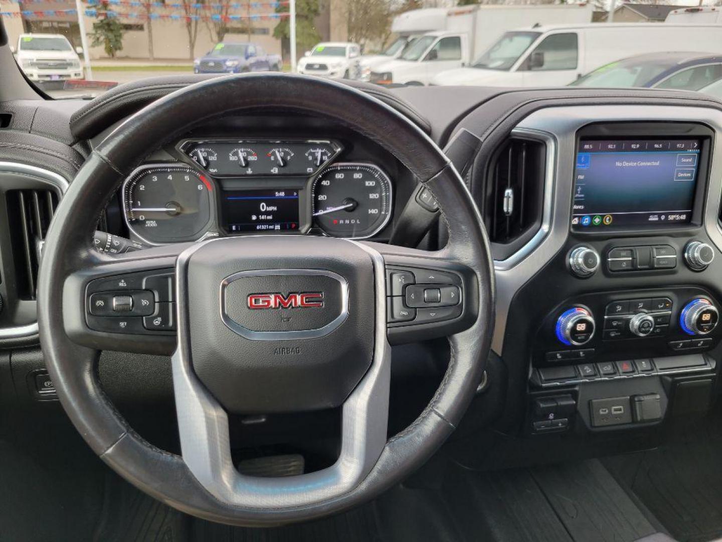 2021 BLACK GMC SIERRA 2500 SLE (1GT49ME71MF) with an 6.6L engine, Automatic transmission, located at 929 East 8th Ave, Anchorage, AK, 99501, (907) 274-2277, 61.214783, -149.866074 - Photo#4