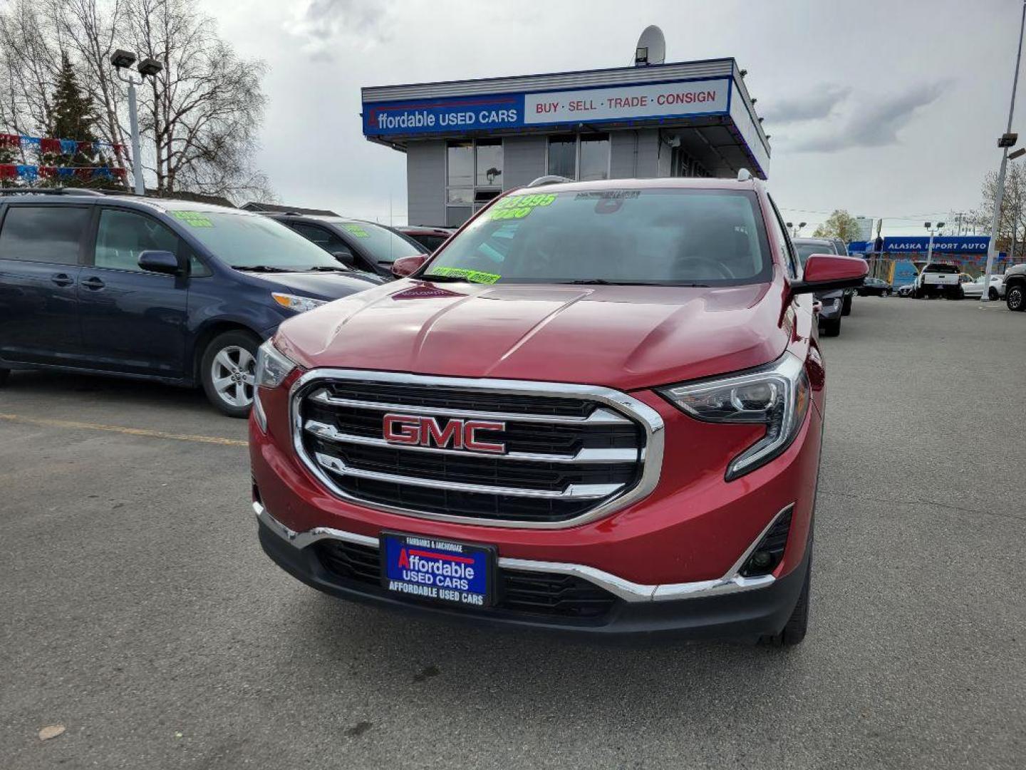 2020 RED GMC TERRAIN SLT (3GKALVEV5LL) with an 1.5L engine, Automatic transmission, located at 929 East 8th Ave, Anchorage, AK, 99501, (907) 274-2277, 61.214783, -149.866074 - Photo#0