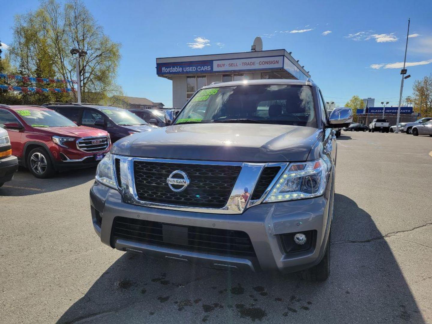 2020 GRAY NISSAN ARMADA SL (JN8AY2NC1LX) with an 5.6L engine, Automatic transmission, located at 929 East 8th Ave, Anchorage, AK, 99501, (907) 274-2277, 61.214783, -149.866074 - Photo#0