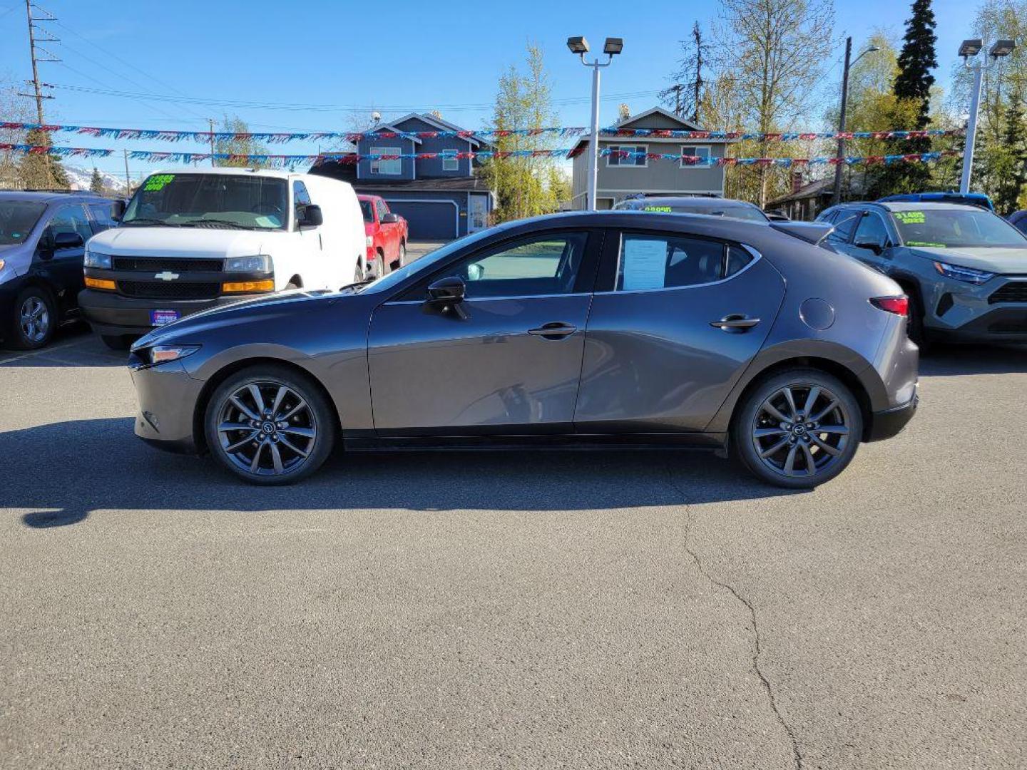 2020 GRAY MAZDA 3 PREFERRED (JM1BPBMM4L1) with an 2.5L engine, Automatic transmission, located at 929 East 8th Ave, Anchorage, AK, 99501, (907) 274-2277, 61.214783, -149.866074 - Photo#1