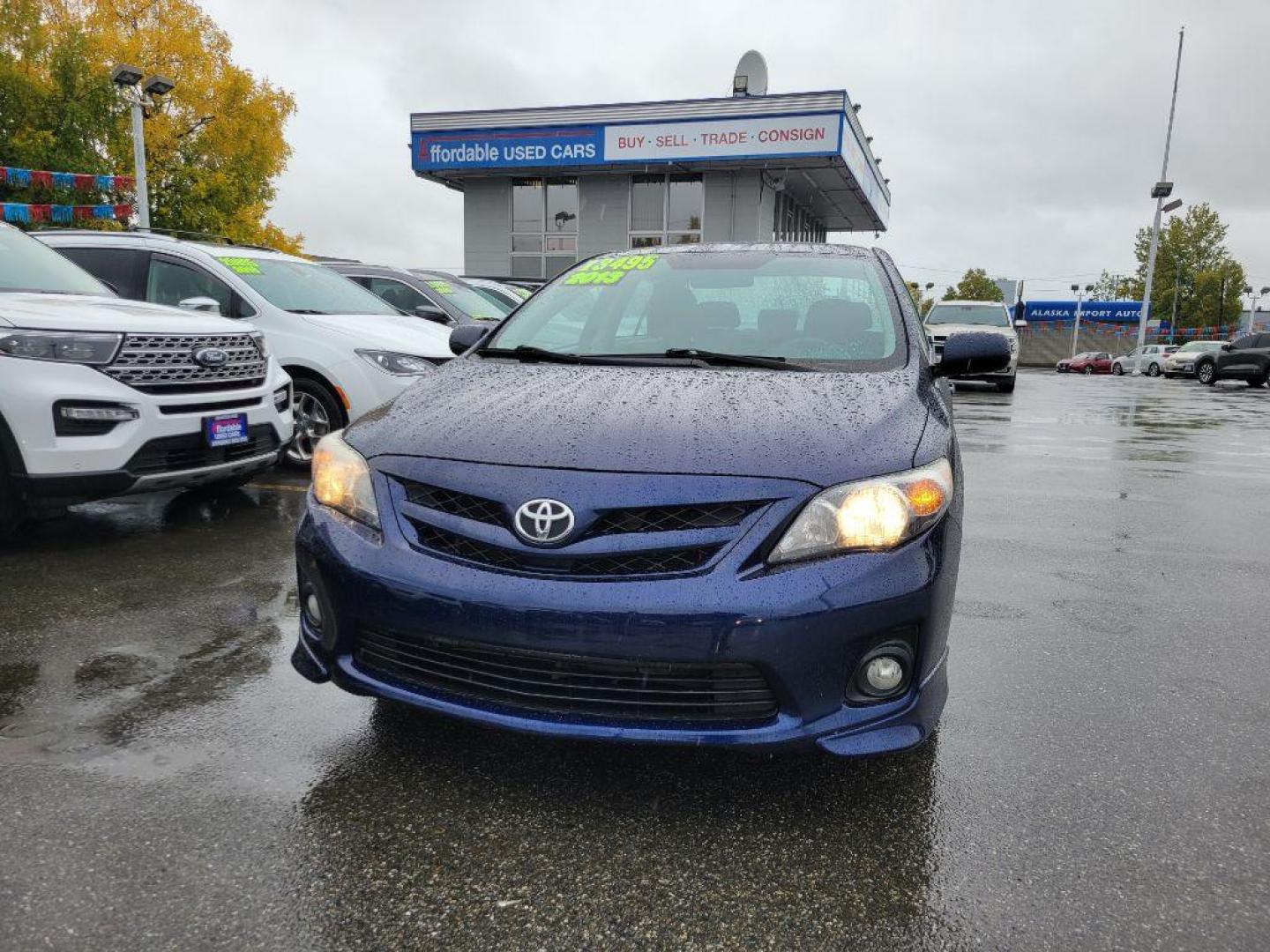 2013 BLUE TOYOTA COROLLA BASE (5YFBU4EE3DP) with an 1.8L engine, Automatic transmission, located at 929 East 8th Ave, Anchorage, AK, 99501, (907) 274-2277, 61.214783, -149.866074 - Photo#0