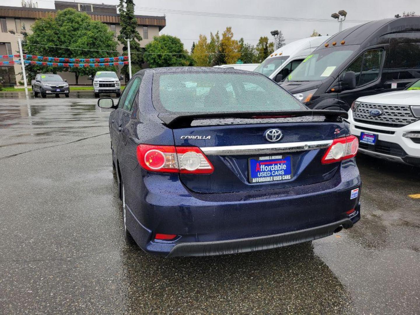 2013 BLUE TOYOTA COROLLA BASE (5YFBU4EE3DP) with an 1.8L engine, Automatic transmission, located at 929 East 8th Ave, Anchorage, AK, 99501, (907) 274-2277, 61.214783, -149.866074 - Photo#2