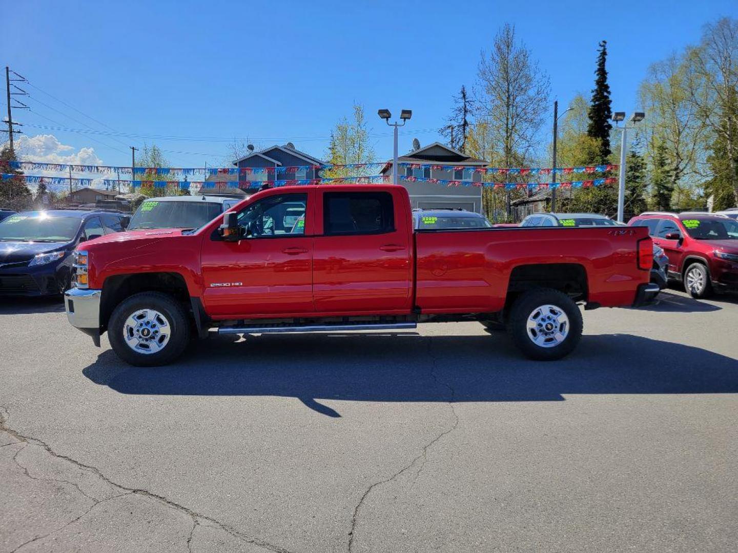 2019 RED CHEVROLET SILVERADO 2500 HEAVY DUTY LT (1GC1KSEY5KF) with an 6.6L engine, Automatic transmission, located at 929 East 8th Ave, Anchorage, AK, 99501, (907) 274-2277, 61.214783, -149.866074 - Photo#1