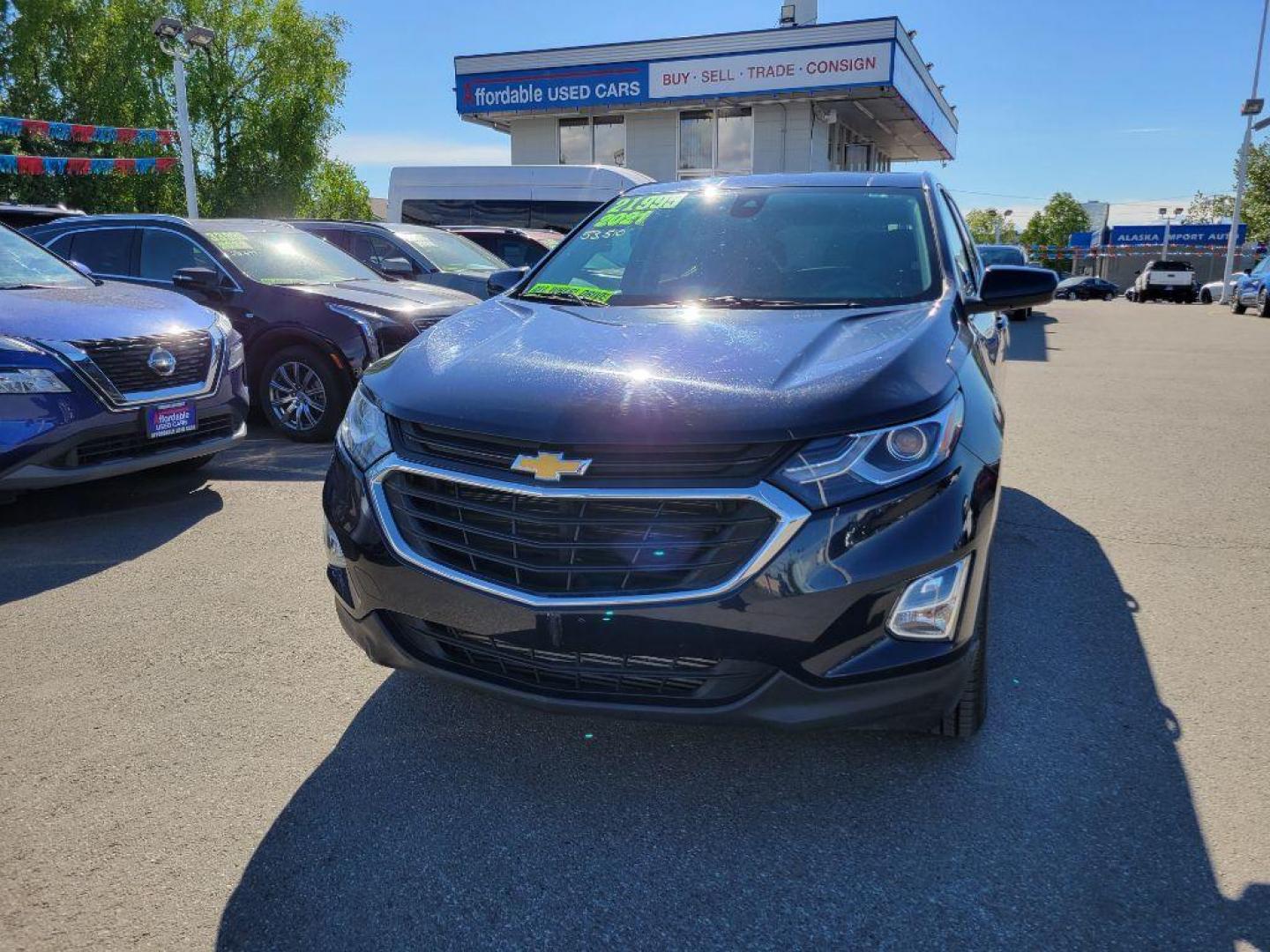 2021 GRAY CHEVROLET EQUINOX LT (3GNAXUEV5MS) with an 1.5L engine, Automatic transmission, located at 929 East 8th Ave, Anchorage, AK, 99501, (907) 274-2277, 61.214783, -149.866074 - Photo#0