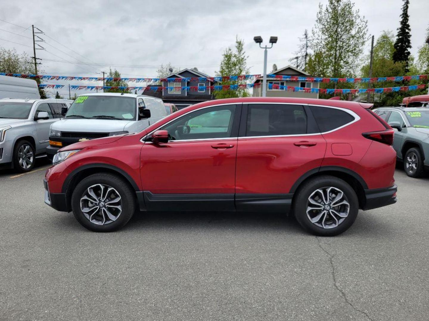 2020 RED HONDA CR-V EX (2HKRW2H50LH) with an 1.5L engine, Continuously Variable transmission, located at 929 East 8th Ave, Anchorage, AK, 99501, (907) 274-2277, 61.214783, -149.866074 - Photo#1