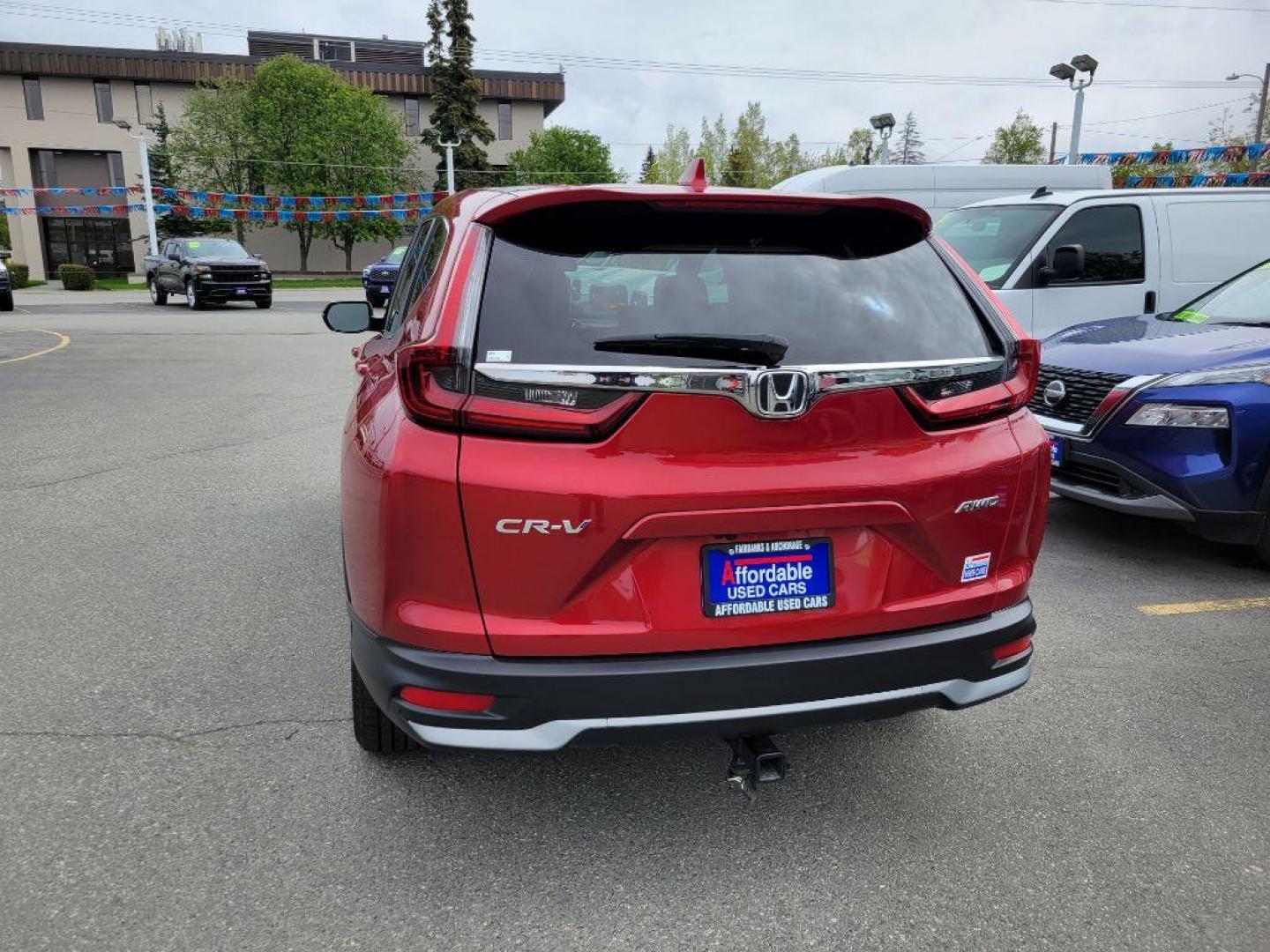 2020 RED HONDA CR-V EX (2HKRW2H50LH) with an 1.5L engine, Continuously Variable transmission, located at 929 East 8th Ave, Anchorage, AK, 99501, (907) 274-2277, 61.214783, -149.866074 - Photo#2