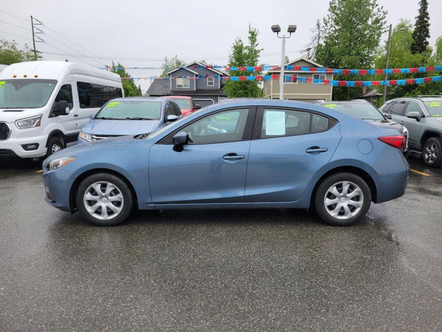 2014 BLUE MAZDA 3 SPORT (JM1BM1U74E1) with an 2.0L engine, Automatic transmission, located at 929 East 8th Ave, Anchorage, AK, 99501, (907) 274-2277, 61.214783, -149.866074 - Photo#1