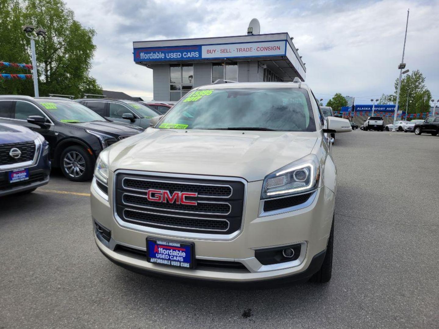 2017 TAN GMC ACADIA LIMITED SLT-2 (1GKKVSKD8HJ) with an 3.6L engine, Automatic transmission, located at 929 East 8th Ave, Anchorage, AK, 99501, (907) 274-2277, 61.214783, -149.866074 - Photo#0