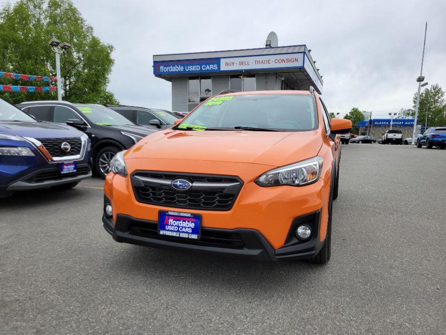 2019 ORANGE SUBARU CROSSTREK PREMIUM (JF2GTACC4K8) with an 2.0L engine, Automatic transmission, located at 929 East 8th Ave, Anchorage, AK, 99501, (907) 274-2277, 61.214783, -149.866074 - Photo#1