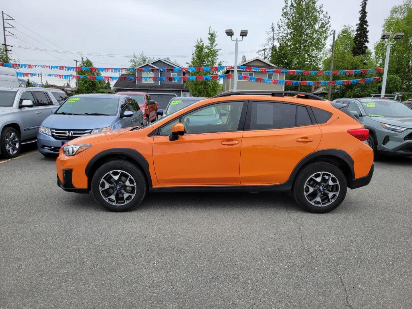 2019 ORANGE SUBARU CROSSTREK PREMIUM (JF2GTACC4K8) with an 2.0L engine, Automatic transmission, located at 929 East 8th Ave, Anchorage, AK, 99501, (907) 274-2277, 61.214783, -149.866074 - Photo#0