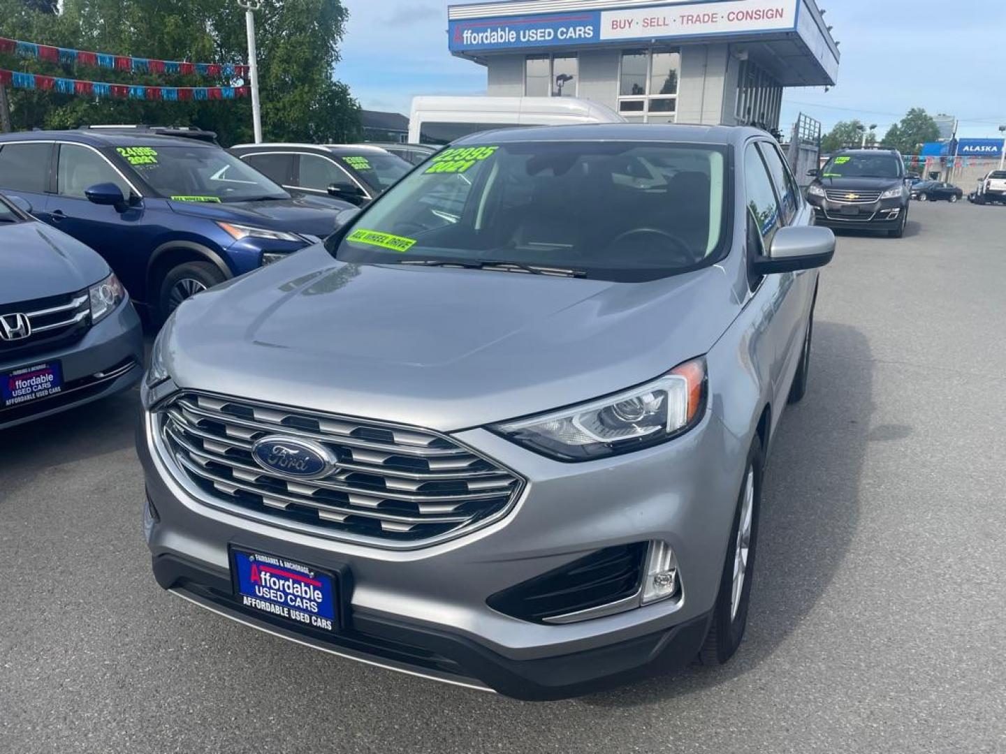 2021 SILVER FORD EDGE SEL (2FMPK4J98MB) with an 2.0L engine, Automatic transmission, located at 929 East 8th Ave, Anchorage, AK, 99501, (907) 274-2277, 61.214783, -149.866074 - Photo#0