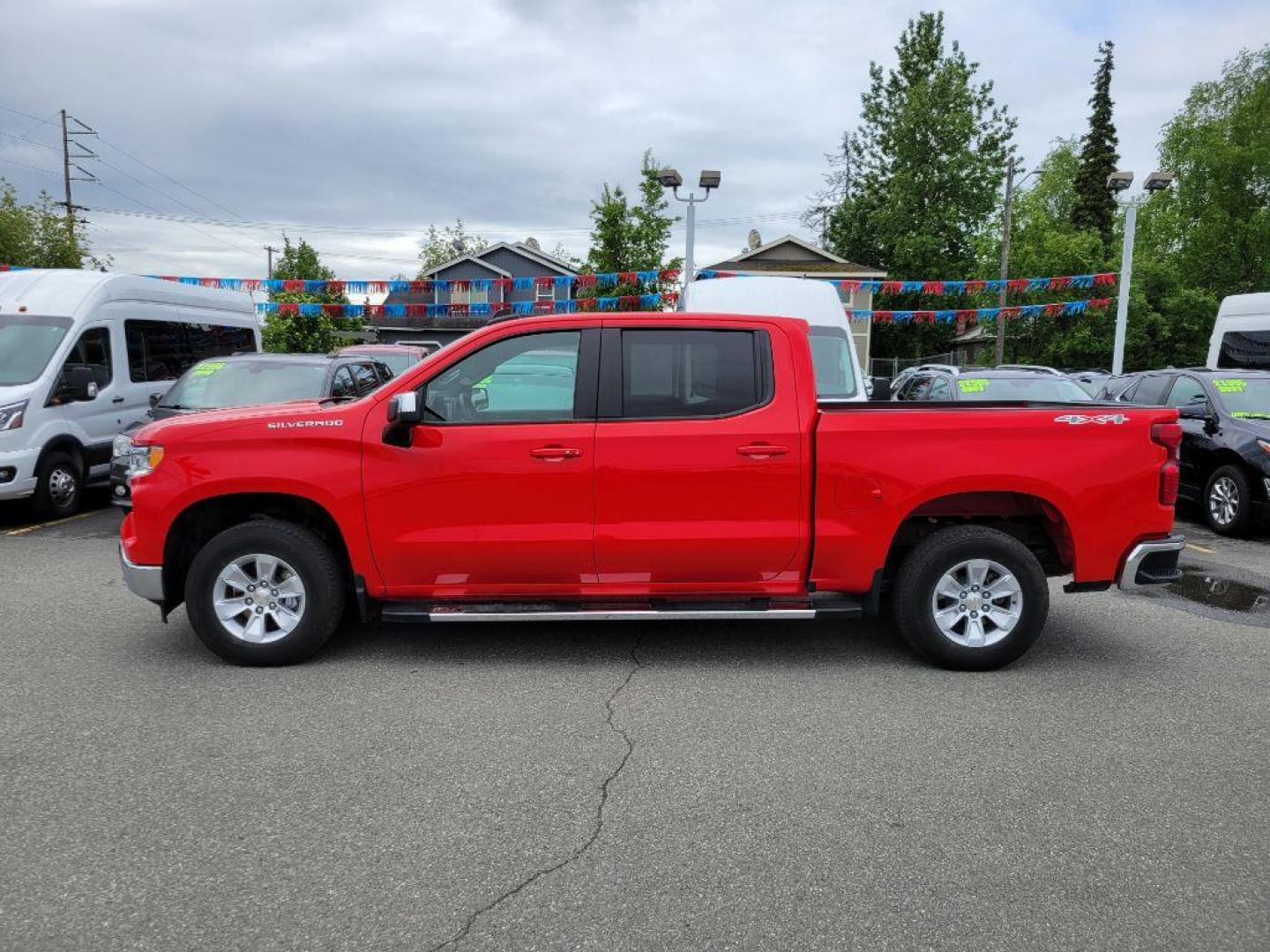 2023 RED CHEVROLET SILVERADO 1500 LT (2GCUDDEDXP1) with an 5.3L engine, Automatic transmission, located at 929 East 8th Ave, Anchorage, AK, 99501, (907) 274-2277, 61.214783, -149.866074 - Photo#1