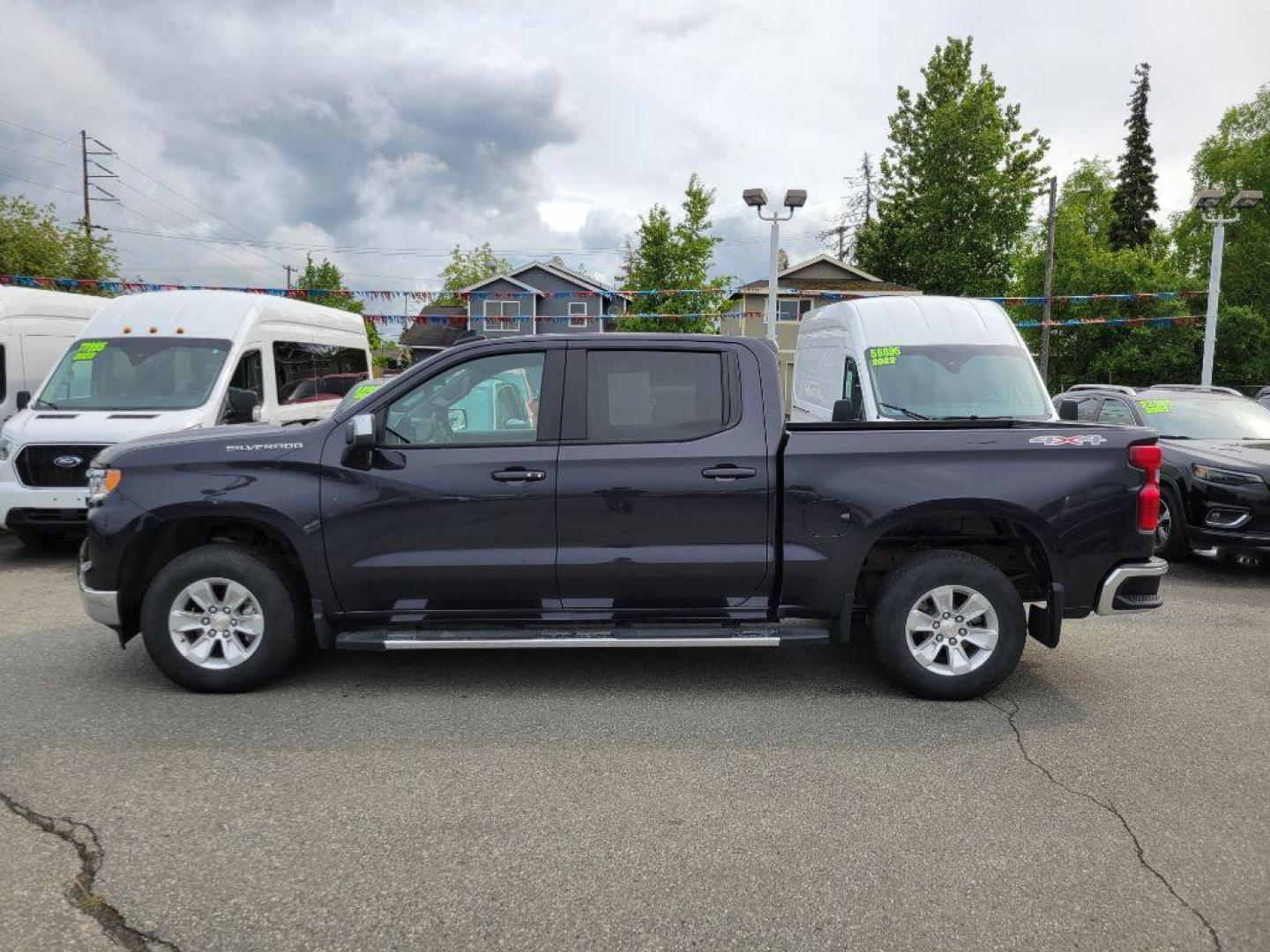 2023 BLUE CHEVROLET SILVERADO 1500 LT (2GCUDDED4P1) with an 5.3L engine, Automatic transmission, located at 929 East 8th Ave, Anchorage, AK, 99501, (907) 274-2277, 61.214783, -149.866074 - Photo#1