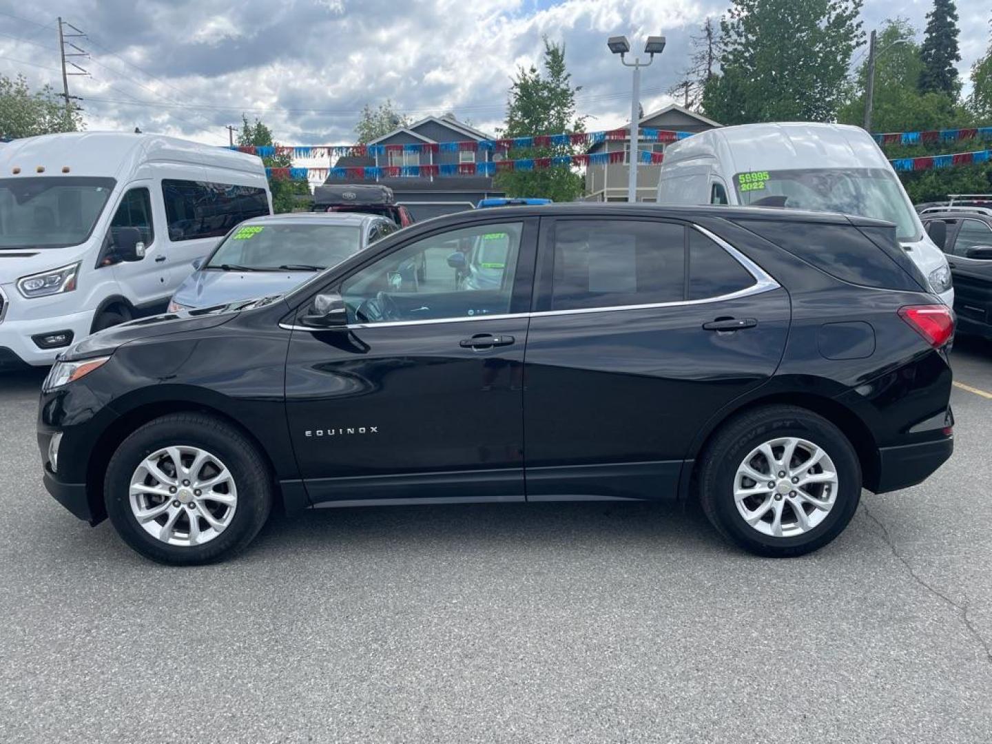 2018 BLACK CHEVROLET EQUINOX LT (2GNAXSEVXJ6) with an 1.5L engine, Automatic transmission, located at 929 East 8th Ave, Anchorage, AK, 99501, (907) 274-2277, 61.214783, -149.866074 - Photo#1