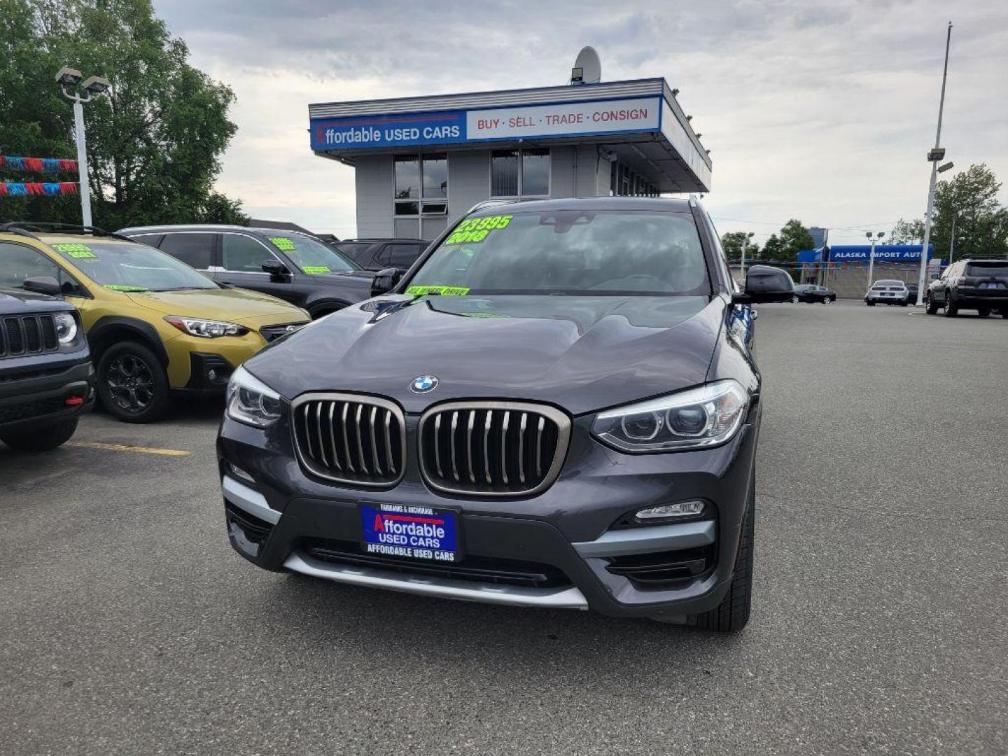 2018 GRAY BMW X3 XDRIVE30I (5UXTR9C55JL) with an 2.0L engine, Automatic transmission, located at 929 East 8th Ave, Anchorage, AK, 99501, (907) 274-2277, 61.214783, -149.866074 - Photo#0