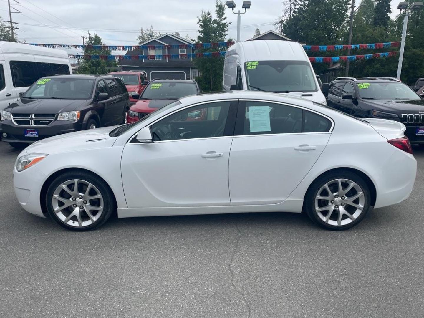 2016 WHITE BUICK REGAL GS (2G4GV5GX3G9) with an 2.0L engine, Automatic transmission, located at 929 East 8th Ave, Anchorage, AK, 99501, (907) 274-2277, 61.214783, -149.866074 - Photo#1