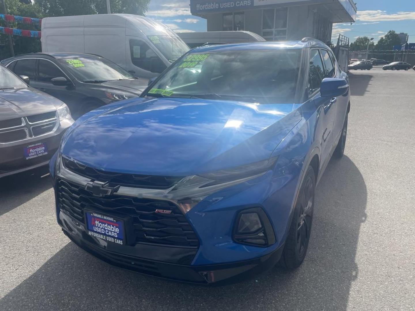 2019 BLUE CHEVROLET BLAZER RS (3GNKBJRS7KS) with an 3.6L engine, Automatic transmission, located at 929 East 8th Ave, Anchorage, AK, 99501, (907) 274-2277, 61.214783, -149.866074 - Photo#0