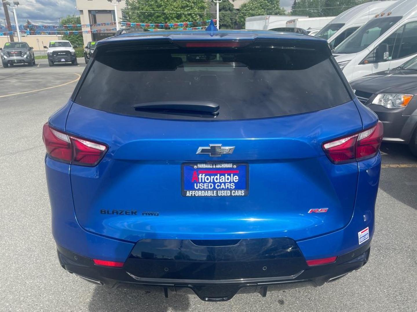 2019 BLUE CHEVROLET BLAZER RS (3GNKBJRS7KS) with an 3.6L engine, Automatic transmission, located at 929 East 8th Ave, Anchorage, AK, 99501, (907) 274-2277, 61.214783, -149.866074 - Photo#2