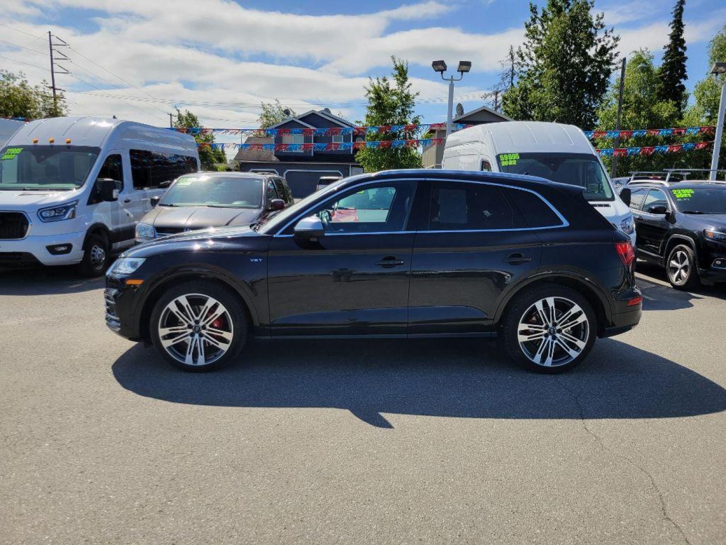 2018 BLACK AUDI SQ5 PRESTIGE (WA1C4AFY1J2) with an 3.0L engine, Automatic transmission, located at 929 East 8th Ave, Anchorage, AK, 99501, (907) 274-2277, 61.214783, -149.866074 - Photo#1