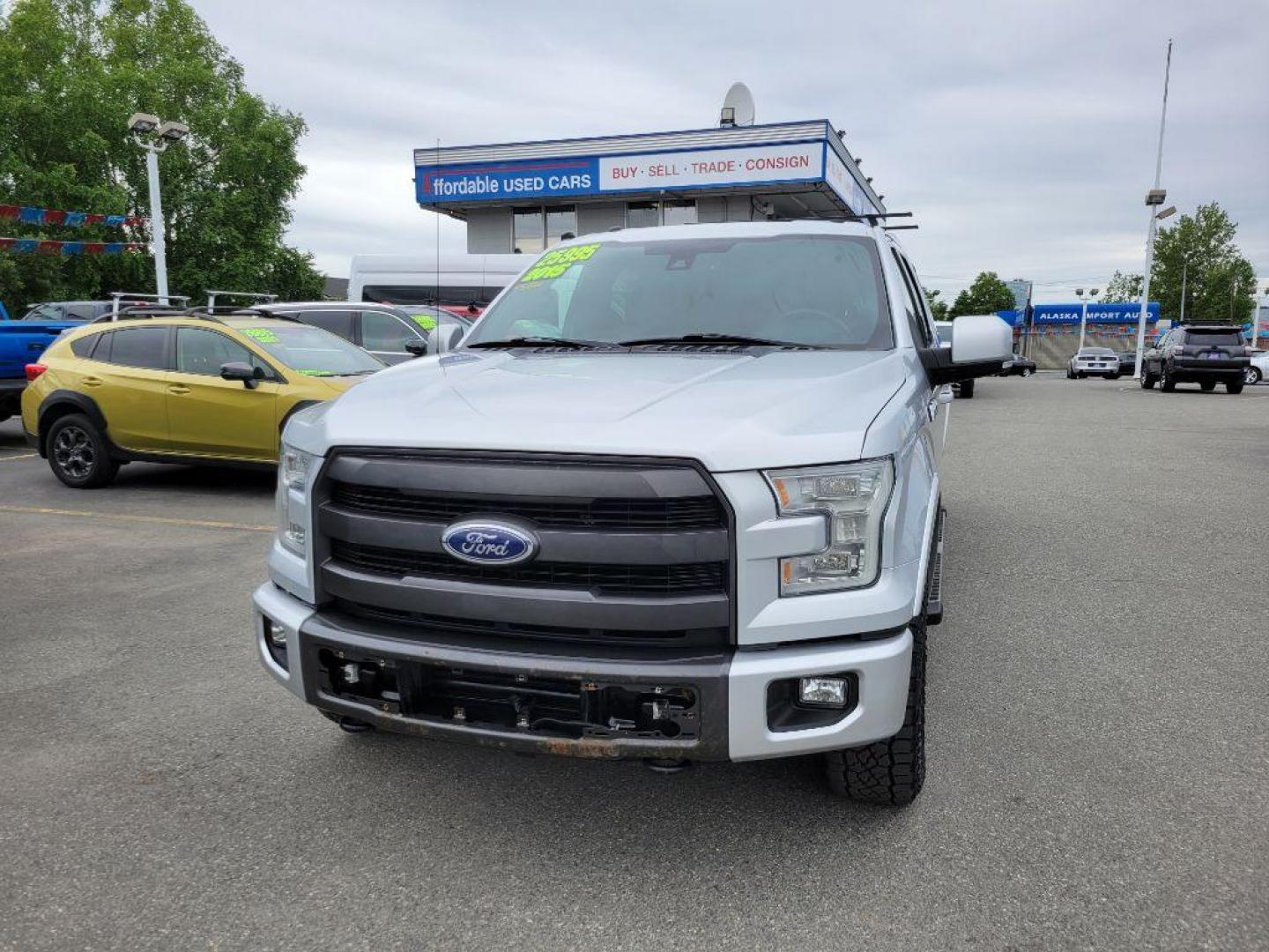 2015 SILVER FORD F150 SUPERCREW (1FTFW1EG7FK) with an 3.5L engine, Automatic transmission, located at 929 East 8th Ave, Anchorage, AK, 99501, (907) 274-2277, 61.214783, -149.866074 - Photo#0