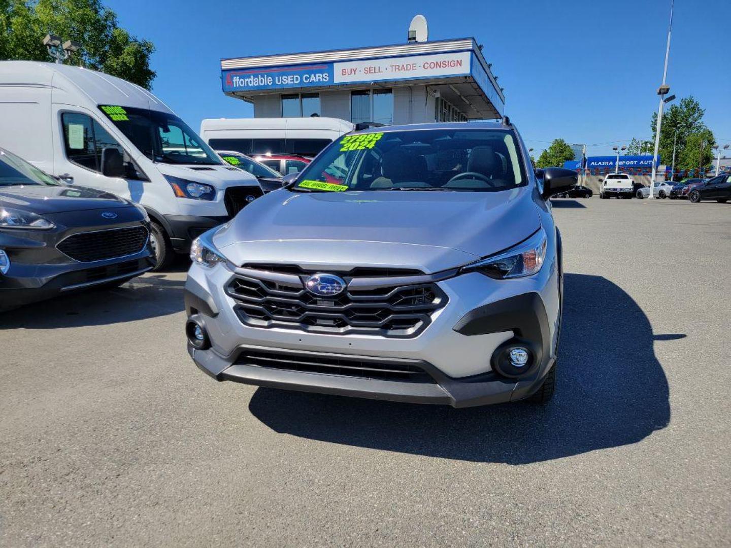 2024 SILVER SUBARU CROSSTREK PREMIUM (JF2GUADC5R8) with an 2.0L engine, Automatic transmission, located at 929 East 8th Ave, Anchorage, AK, 99501, (907) 274-2277, 61.214783, -149.866074 - Photo#0