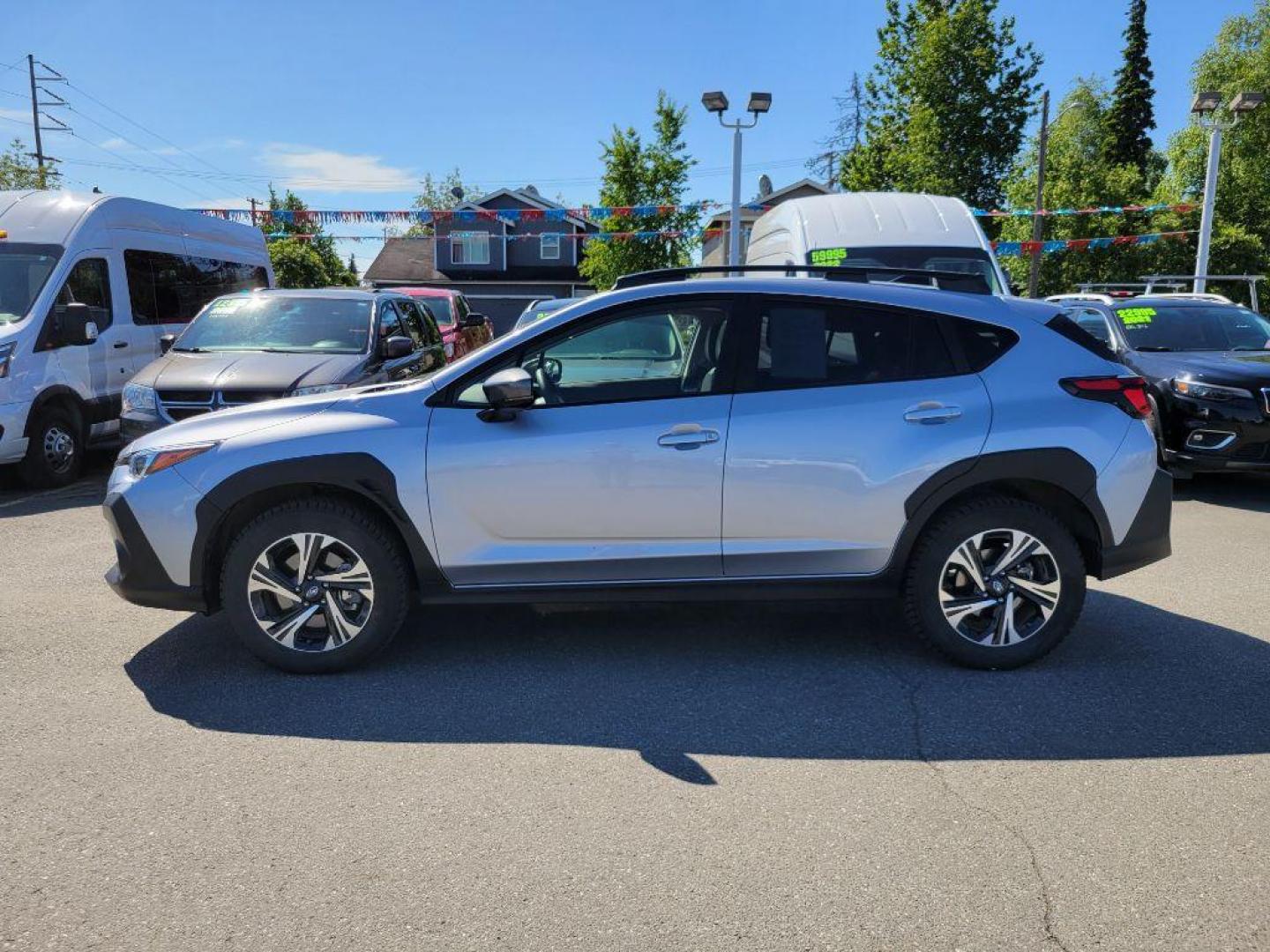 2024 SILVER SUBARU CROSSTREK PREMIUM (JF2GUADC5R8) with an 2.0L engine, Automatic transmission, located at 929 East 8th Ave, Anchorage, AK, 99501, (907) 274-2277, 61.214783, -149.866074 - Photo#1