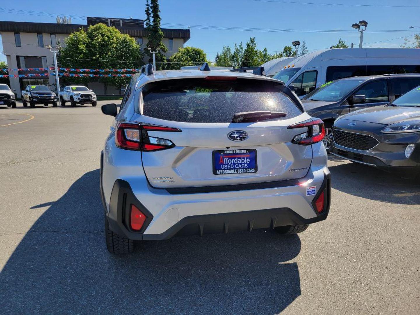 2024 SILVER SUBARU CROSSTREK PREMIUM (JF2GUADC5R8) with an 2.0L engine, Automatic transmission, located at 929 East 8th Ave, Anchorage, AK, 99501, (907) 274-2277, 61.214783, -149.866074 - Photo#2