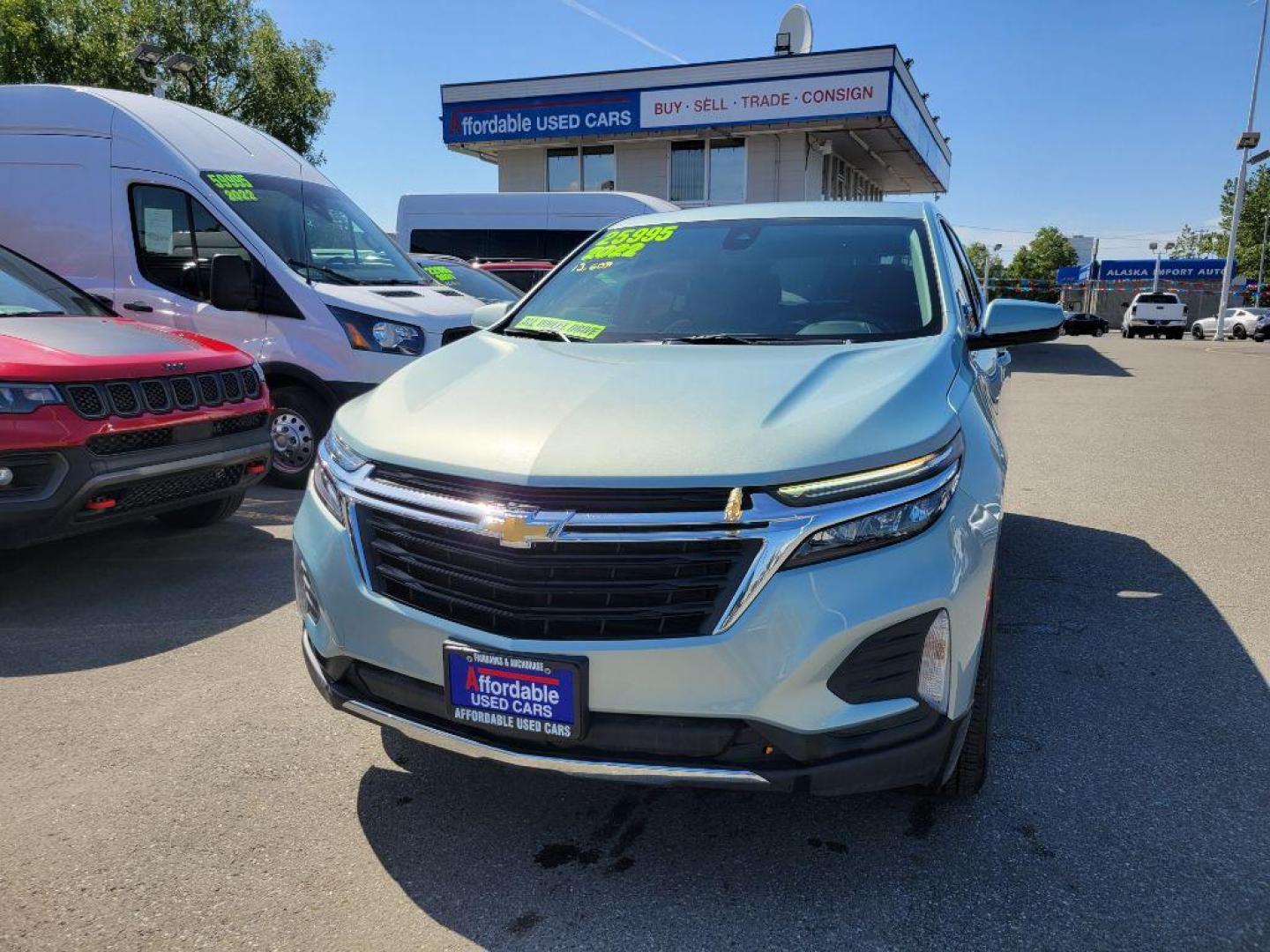 2022 BLUE CHEVROLET EQUINOX LT (2GNAXUEV7N6) with an 1.5L engine, Automatic transmission, located at 929 East 8th Ave, Anchorage, AK, 99501, (907) 274-2277, 61.214783, -149.866074 - Photo#0