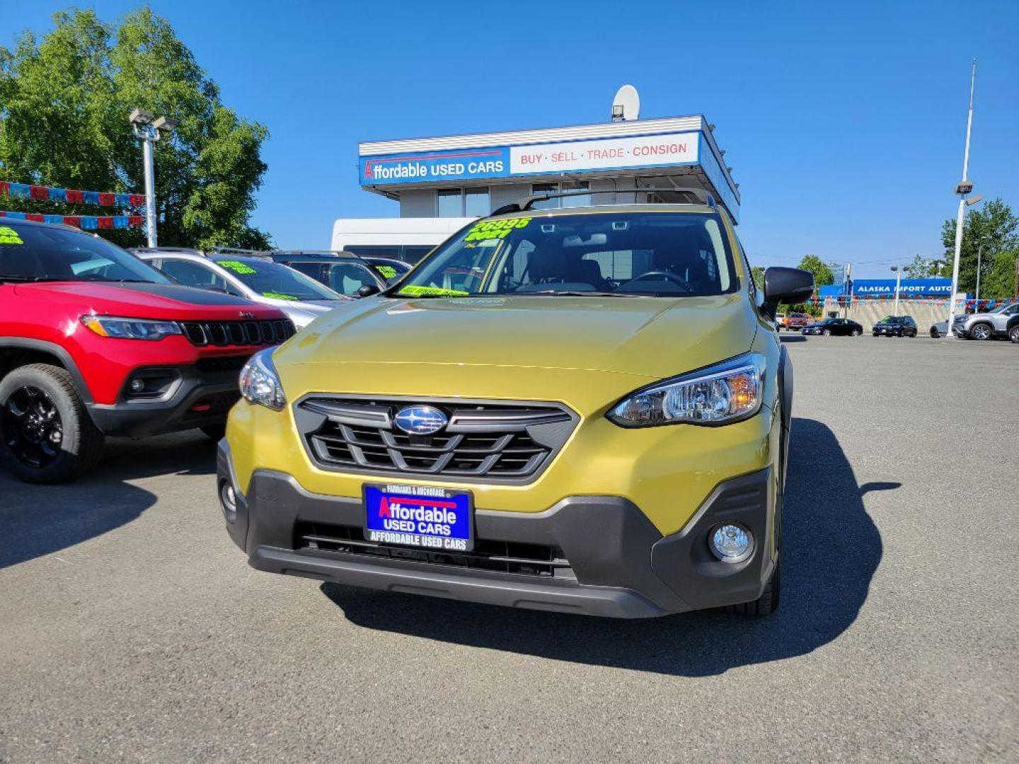 2021 GOLD SUBARU CROSSTREK SPORT (JF2GTHRC2MH) with an 2.5L engine, Automatic transmission, located at 929 East 8th Ave, Anchorage, AK, 99501, (907) 274-2277, 61.214783, -149.866074 - Photo#0