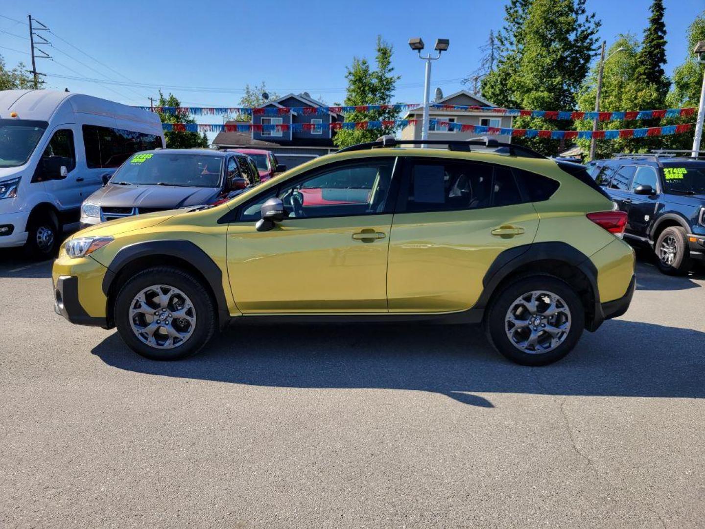 2021 GOLD SUBARU CROSSTREK SPORT (JF2GTHRC2MH) with an 2.5L engine, Automatic transmission, located at 929 East 8th Ave, Anchorage, AK, 99501, (907) 274-2277, 61.214783, -149.866074 - Photo#1