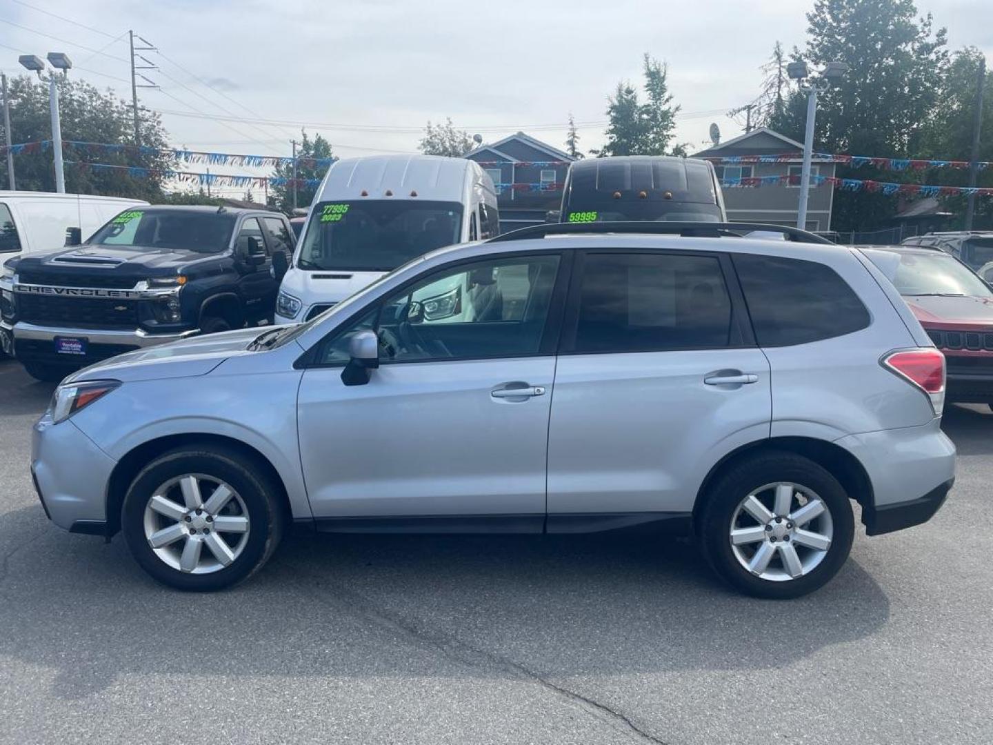 2018 SILVER SUBARU FORESTER 2.5I PREMIUM (JF2SJAGC9JH) with an 2.5L engine, 6-Speed Manual transmission, located at 929 East 8th Ave, Anchorage, AK, 99501, (907) 274-2277, 61.214783, -149.866074 - Photo#1