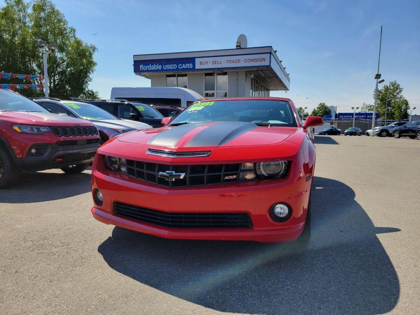 2012 RED CHEVROLET CAMARO 2SS (2G1FK3DJXC9) with an 6.2L engine, Automatic transmission, located at 929 East 8th Ave, Anchorage, AK, 99501, (907) 274-2277, 61.214783, -149.866074 - Photo#0