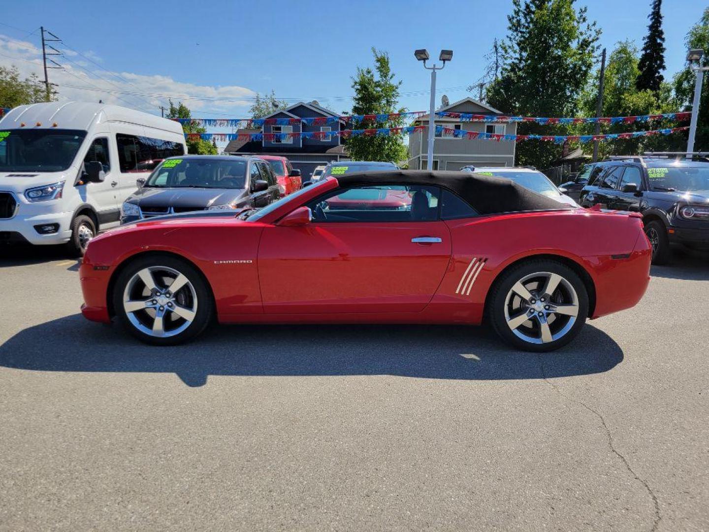 2012 RED CHEVROLET CAMARO 2SS (2G1FK3DJXC9) with an 6.2L engine, Automatic transmission, located at 929 East 8th Ave, Anchorage, AK, 99501, (907) 274-2277, 61.214783, -149.866074 - Photo#1