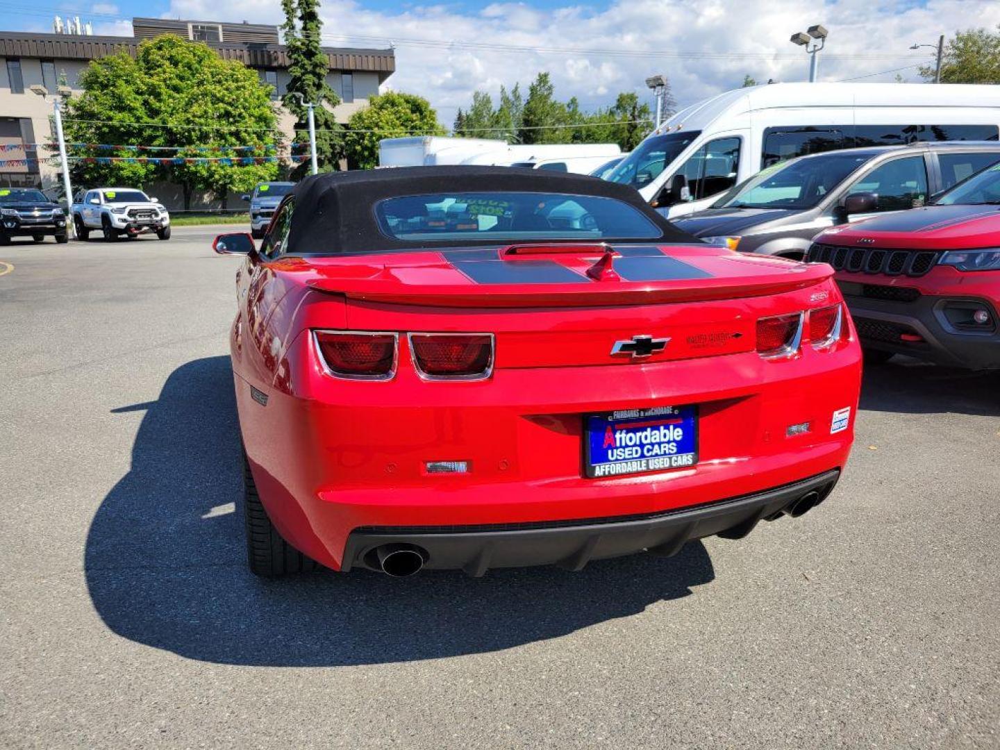 2012 RED CHEVROLET CAMARO 2SS (2G1FK3DJXC9) with an 6.2L engine, Automatic transmission, located at 929 East 8th Ave, Anchorage, AK, 99501, (907) 274-2277, 61.214783, -149.866074 - Photo#2