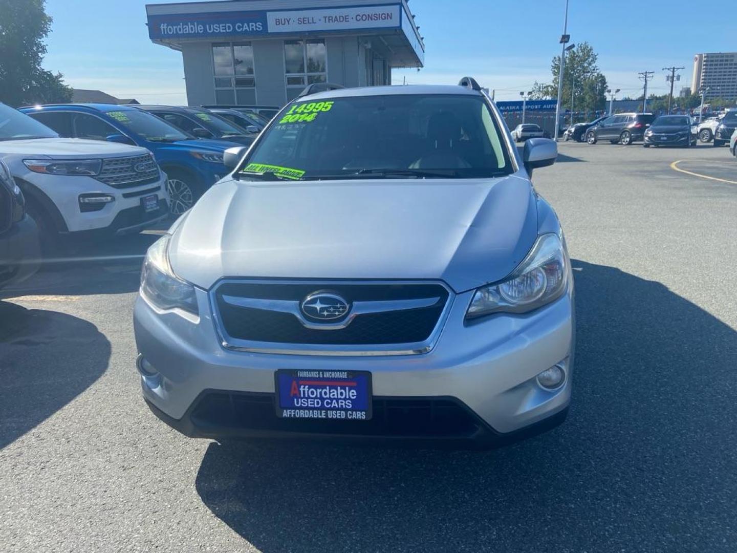 2014 SILVER SUBARU XV CROSSTREK 2.0 PREMIUM (JF2GPACC9E8) with an 2.0L engine, Continuously Variable transmission, located at 929 East 8th Ave, Anchorage, AK, 99501, (907) 274-2277, 61.214783, -149.866074 - Photo#0