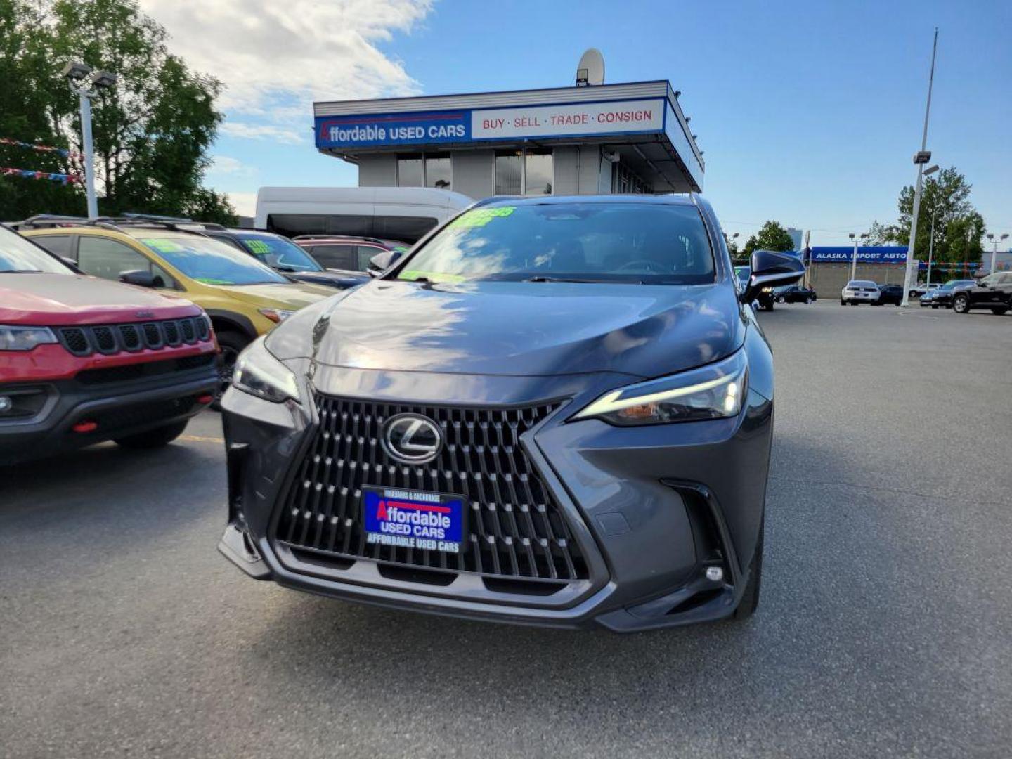 2022 GRAY LEXUS NX 350 (JTJAGCEZXN5) with an 2.4L engine, Automatic transmission, located at 929 East 8th Ave, Anchorage, AK, 99501, (907) 274-2277, 61.214783, -149.866074 - Photo#0