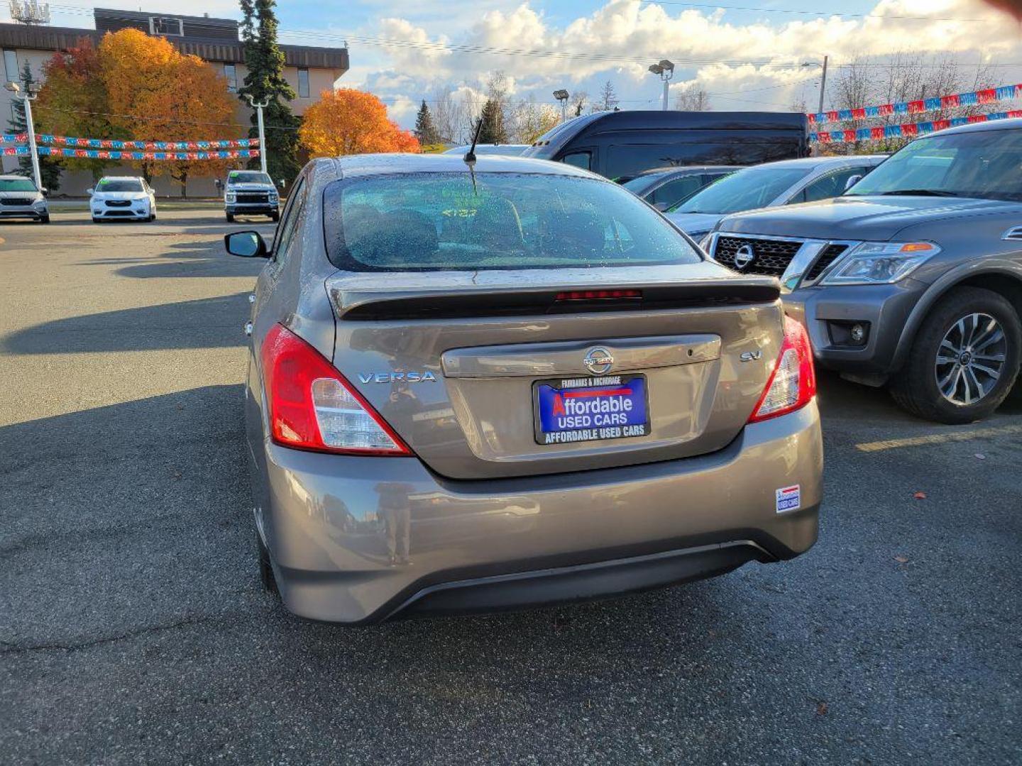 2017 BROWN NISSAN VERSA S (3N1CN7AP8HL) with an 1.6L engine, Continuously Variable transmission, located at 929 East 8th Ave, Anchorage, AK, 99501, (907) 274-2277, 61.214783, -149.866074 - Photo#2