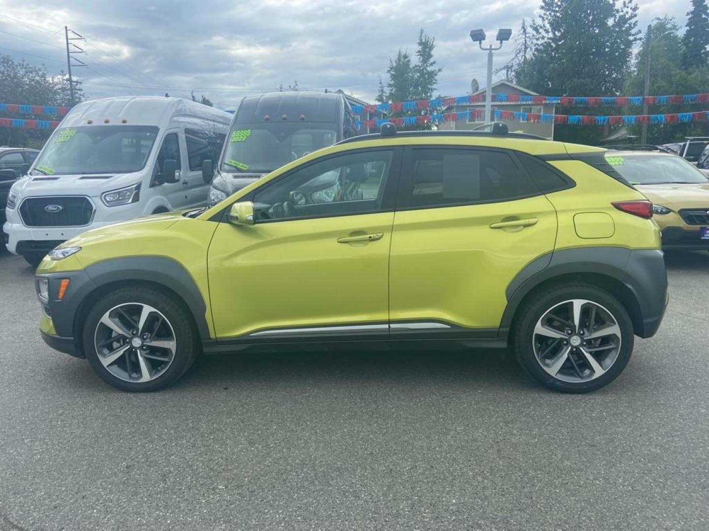 2020 GREEN HYUNDAI KONA LIMITED (KM8K3CA52LU) with an 1.6L engine, Automatic transmission, located at 929 East 8th Ave, Anchorage, AK, 99501, (907) 274-2277, 61.214783, -149.866074 - Photo#1