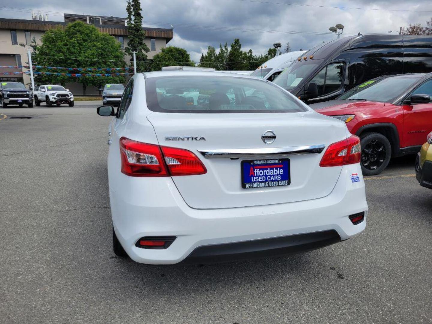 2018 WHITE NISSAN SENTRA S (3N1AB7AP9JY) with an 1.8L engine, Continuously Variable transmission, located at 929 East 8th Ave, Anchorage, AK, 99501, (907) 274-2277, 61.214783, -149.866074 - Photo#2