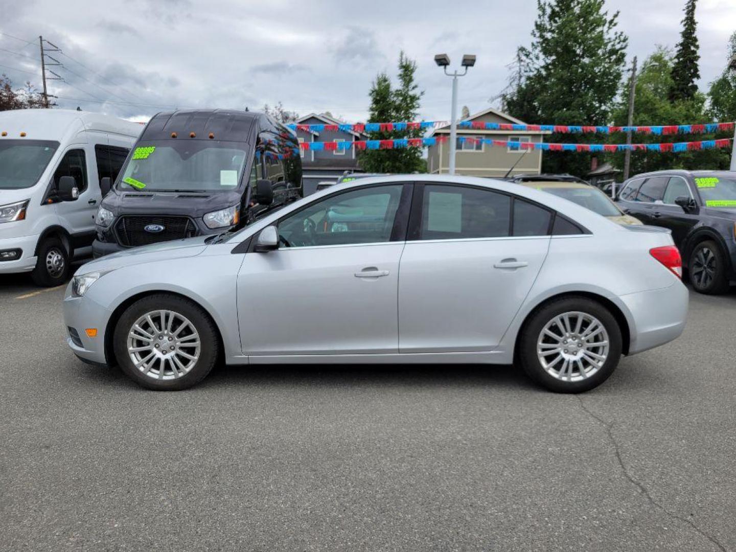 2013 SILVER CHEVROLET CRUZE ECO (1G1PH5SB4D7) with an 1.4L engine, Automatic transmission, located at 929 East 8th Ave, Anchorage, AK, 99501, (907) 274-2277, 61.214783, -149.866074 - Photo#1